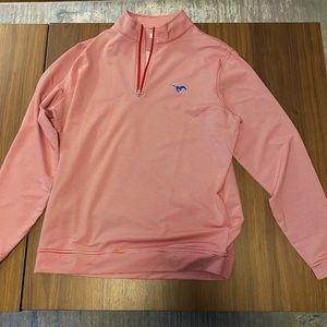 Peter Millar SMU Perth Stripe Performance Pullover